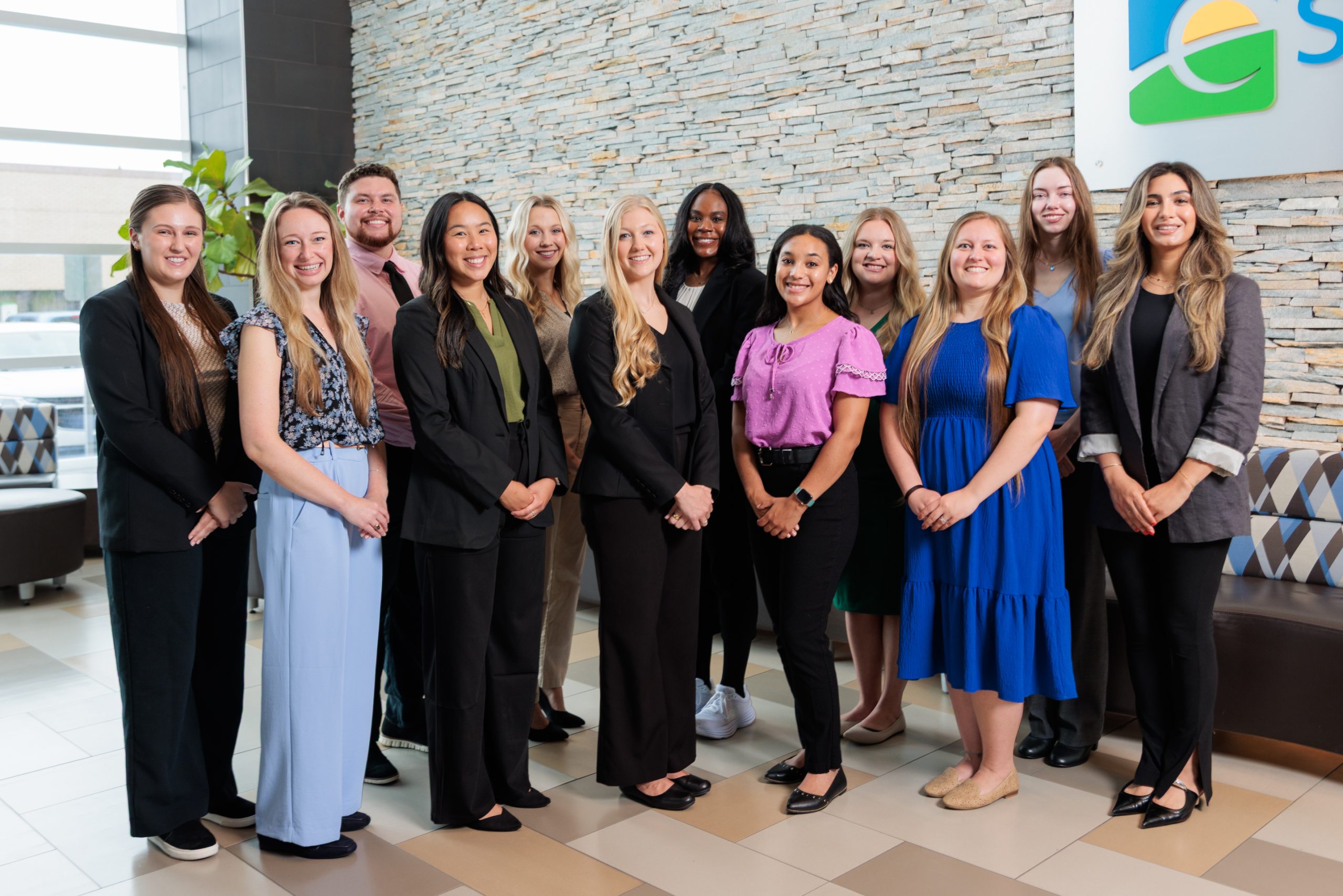 Group Photo Pharmacy Residents stand outside St. Elizabeth Edgewood